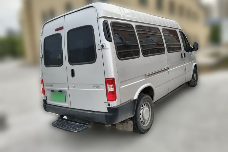 Used JMC Transit 2021 2.8T Space King Standard Version Long Wheelbase Mid-Height Roof Rear Single Tire – Step 6-Seater Diesel China VI Emission Standard JX493 Rear Right 45 Deg