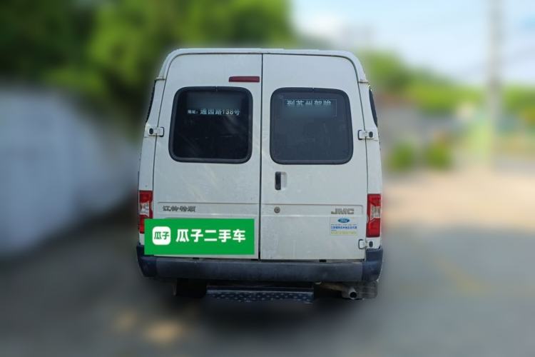 Used JMC Transit 2021 2.8T Space King Standard Version Short Wheelbase Mid-Height Roof 6-Seater Diesel Euro VI JX493 Rear