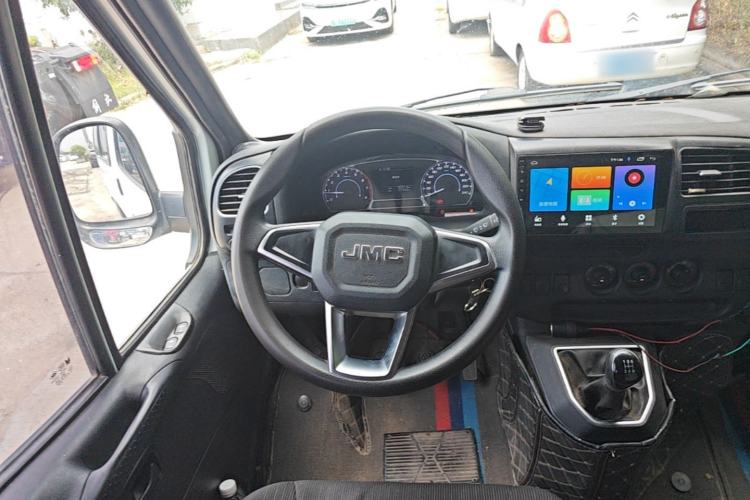 Used JMC Transit 2021 2.8T Space King Taurus Long Wheelbase Mid-Height Rear Single Tire – Step 6-Seater Diesel Euro VI JX493 Steering Wheel