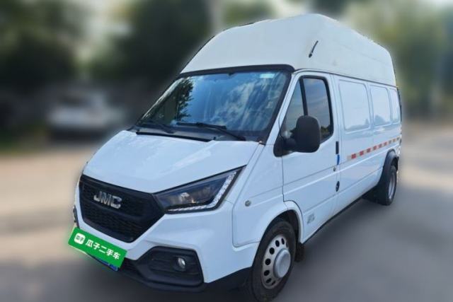 Used JMC Transit 2021 2.8T Space King Extended Wheelbase High-Roof with Rear Dual Tires 3-Seater Diesel China VI Emission Standard JX493