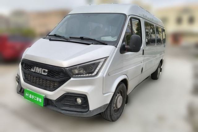Used JMC Transit 2021 2.8T Space King Standard Version Long Wheelbase Mid-Height Roof Rear Single Tire – Step 6-Seater Diesel China VI Emission Standard JX493