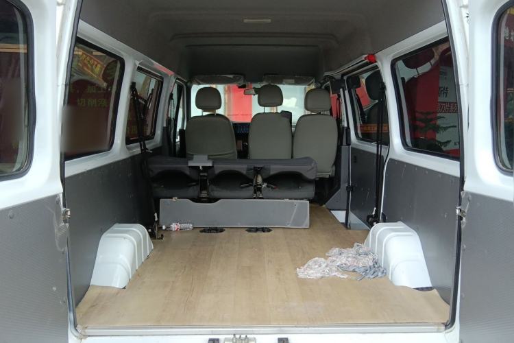 Used JMC Transit 2021 2.8T Space King Standard Version Short Wheelbase Mid-Height Roof 6-Seater Diesel Euro VI JX493 Trunk