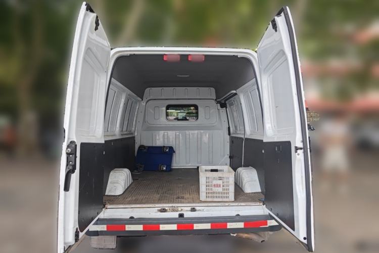 Used JMC Transit 2021 2.8T Space King Taurus Short Wheelbase Mid-Height 3-Seater Diesel Euro VI JX493 Trunk