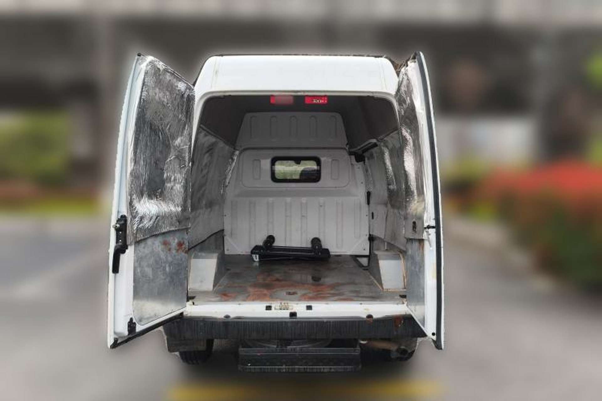 Used JMC Transit 2021 2.8T Space King Taurus Short Wheelbase Mid-Height 3-Seater Diesel Euro VI JX493 Trunk