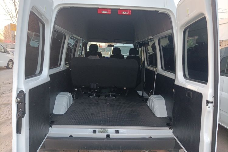Used JMC Transit 2021 2.8T Space King Standard Version Short Wheelbase Mid-Height Roof 6-Seater Diesel Euro VI JX493 Trunk
