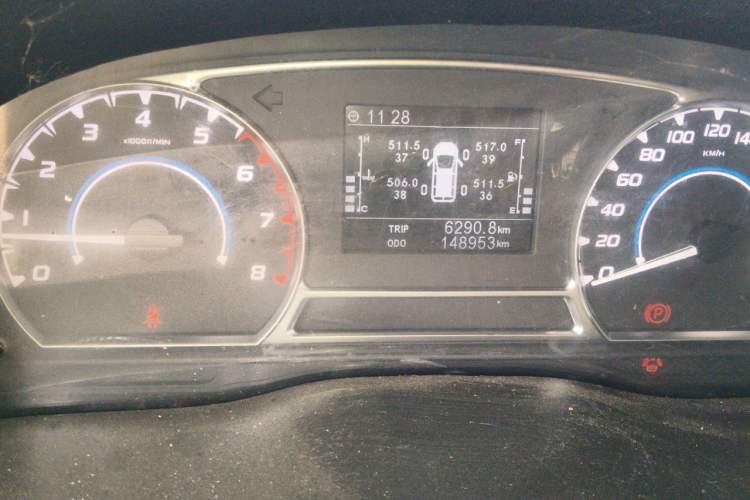 Used JMC Transit  Odometer Close Up