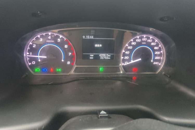 Used JMC Transit  Odometer Close Up