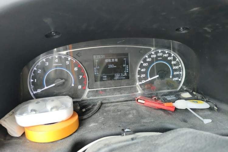 Used JMC Transit  Odometer Close Up