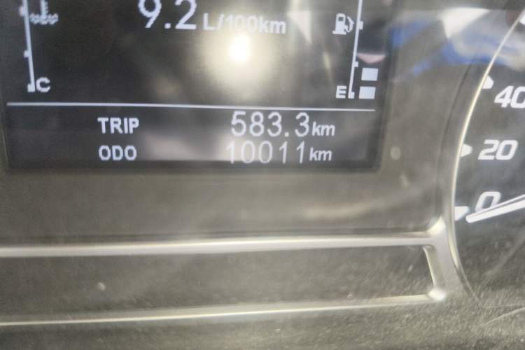 Used JMC Transit  Odometer Close Up