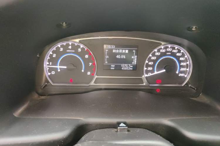 Used JMC Transit  Odometer Close Up