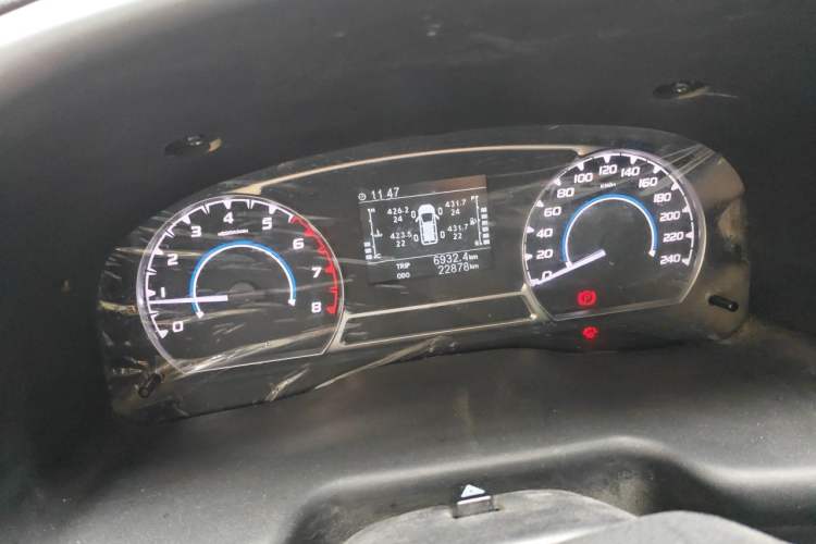 Used JMC Transit  Odometer Close Up
