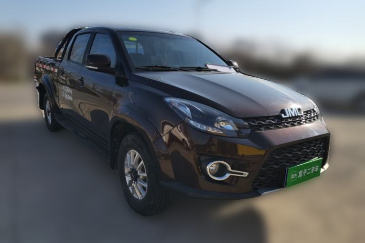Used JMC Yuhu 3 2018 2.5T Diesel Two-Wheel Drive Advanced Version with Long Wheelbase Front Right 45 Deg
