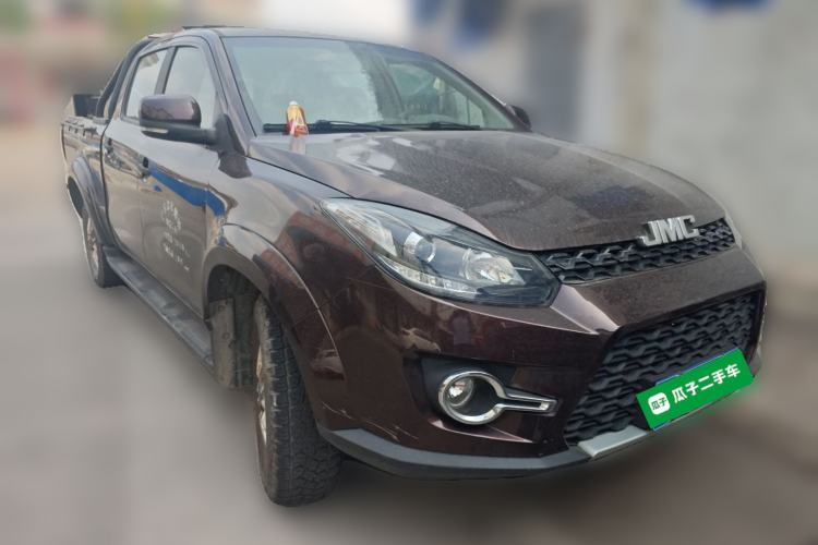 Used JMC Yuhu 3 2018 2.5T Diesel Two-Wheel Drive Advanced Version with Long Wheelbase Front Right 45 Deg