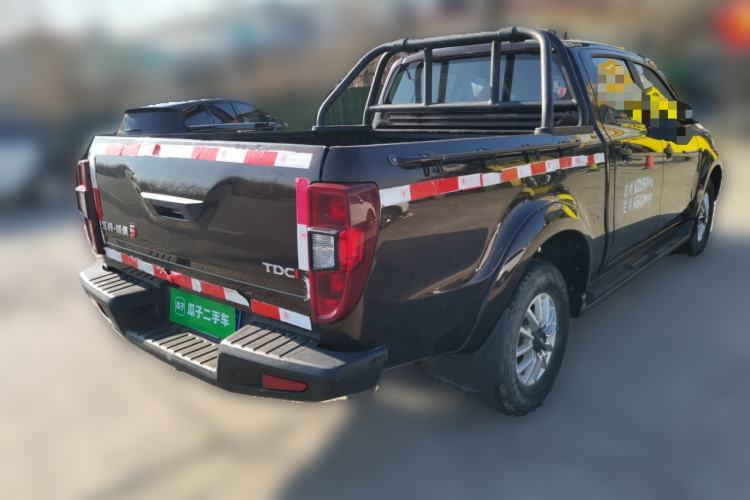 Used JMC Yuhu 3 2018 2.5T Diesel Two-Wheel Drive Advanced Version with Long Wheelbase Rear Right 45 Deg