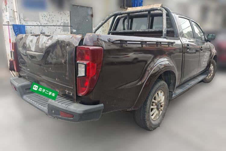 Used JMC Yuhu 3 2018 2.5T Diesel Two-Wheel Drive Advanced Version with Long Wheelbase Rear Right 45 Deg