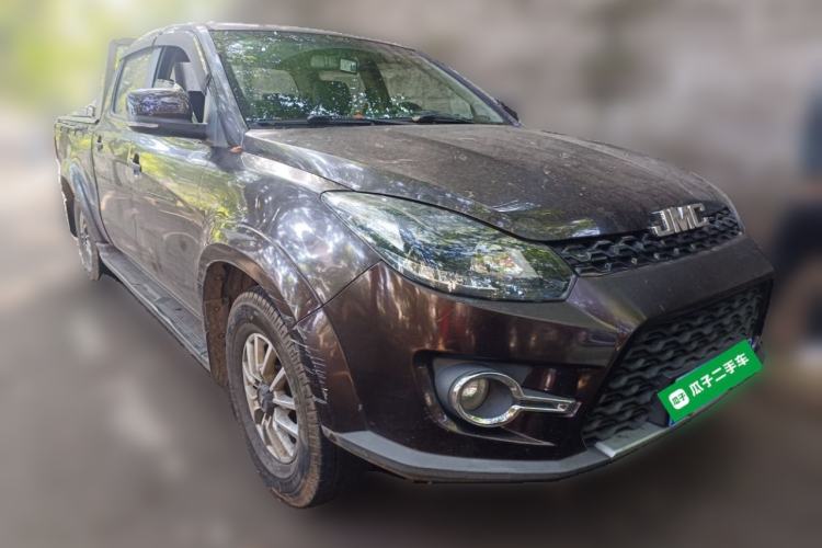 Used JMC Yuhu 3 2018 2.5T Diesel Two-Wheel Drive Advanced Version with Long Wheelbase Front Right 45 Deg