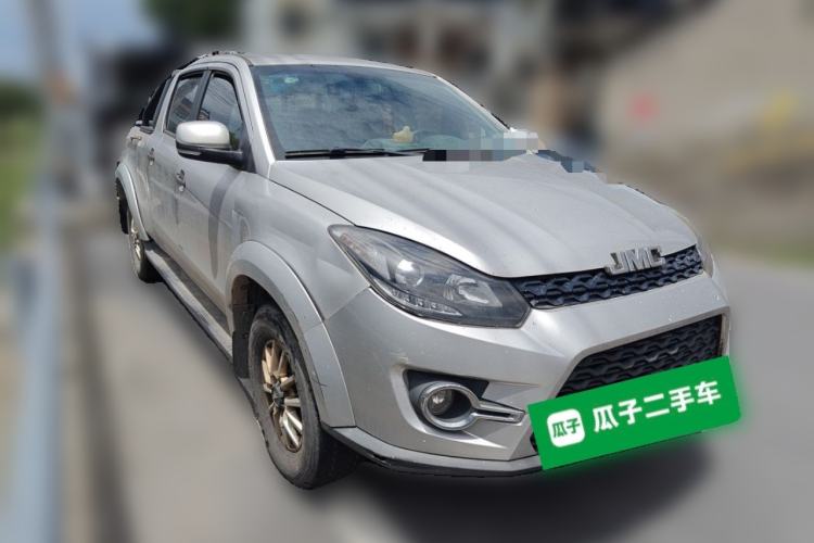 Used JMC Yuhu 3 2018 2.5T Diesel Two-Wheel Drive Advanced Version with Long Wheelbase Front Right 45 Deg