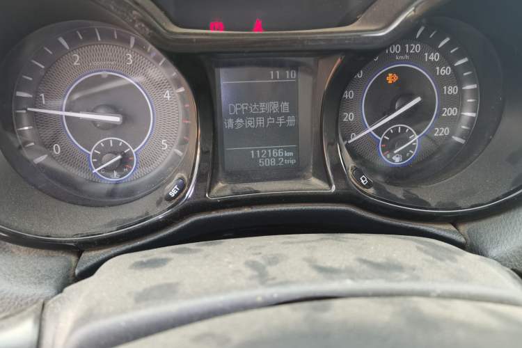 Used JMC Yuhu 5 2019 2.0T Diesel Manual Two-Wheel Drive Entry-Level China VI Standard Odometer Close Up