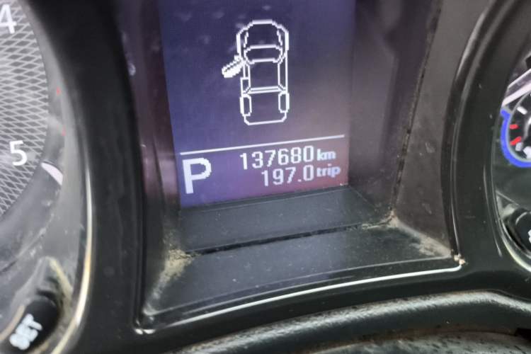 Used JMC Yuhu 7 2020 2.0T Diesel Automatic 4x4 Prestige Edition Long Wheelbase China VI Emission Standard JX4D20A6L Odometer Close Up