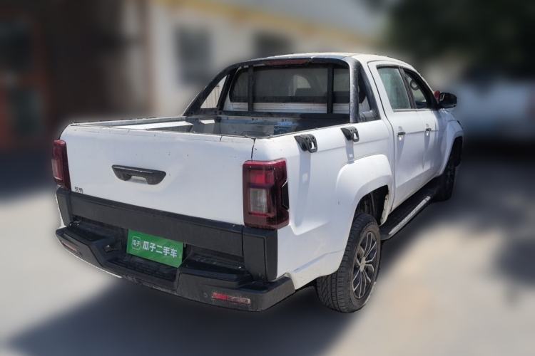 Used JMC Yuhu 7 2020 2.0T Diesel Manual 4x4 Comfort Edition Short Wheelbase China VI Emission Standard JX4D20A6L Rear Right 45 Deg
