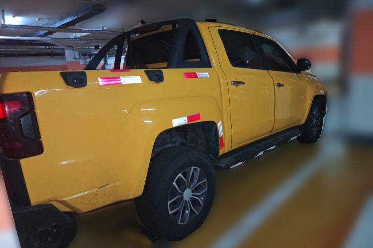 Used JMC Yuhu 7 2020 2.0T Diesel Automatic 4x4 Comfort Edition Long Wheelbase China VI Emission Standard JX4D20A6L Rear Right 45 Deg