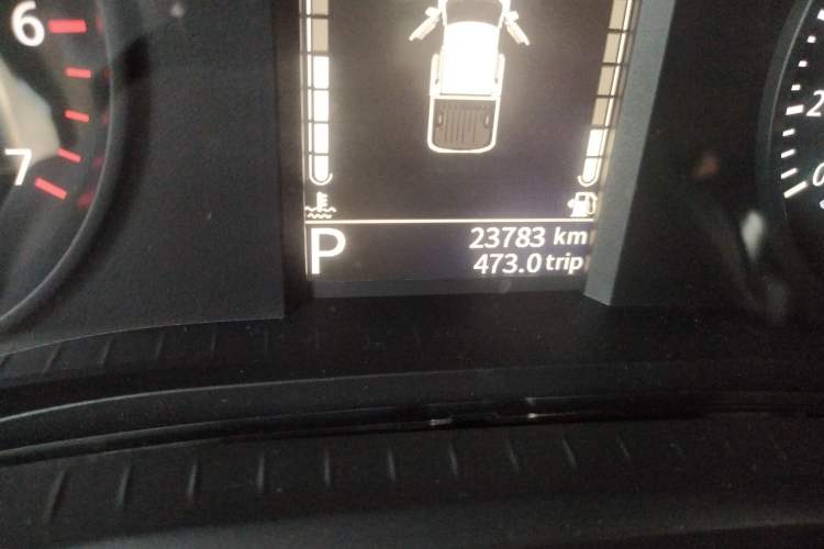 Used JMC Yuhu 7 2022 2.0T Automatic Gasoline 4x4 Comfort Edition Standard Wheelbase JX4G20A6L Odometer Close Up
