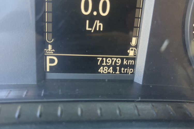 Used JMC Yuhu 7 2022 2.0T Automatic Diesel 4x4 Comfort Edition Standard Wheelbase Odometer Close Up