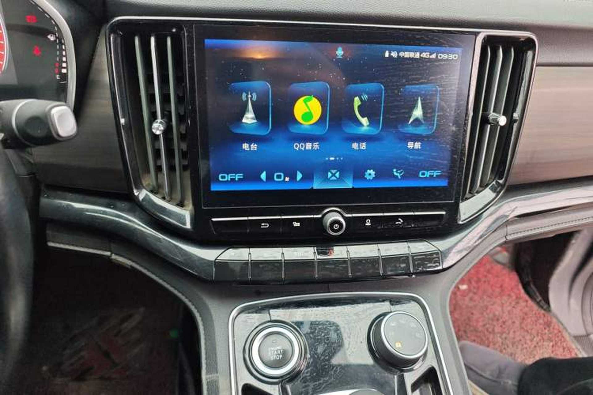 Used JMC Yuhu 9 2019 2.0T Automatic Gasoline 4x4 Comfort Edition Audio And AC Panel