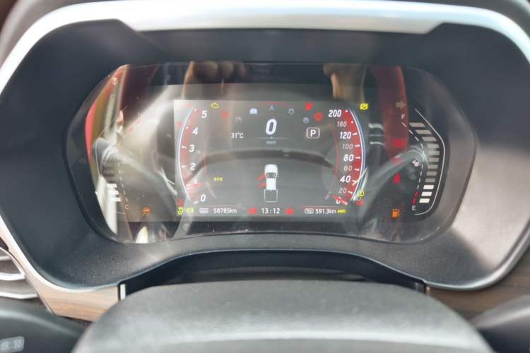 Used JMC Yuhu 9 2022 2.0T Automatic Diesel 4x4 Comfort Edition Instrument Cluster