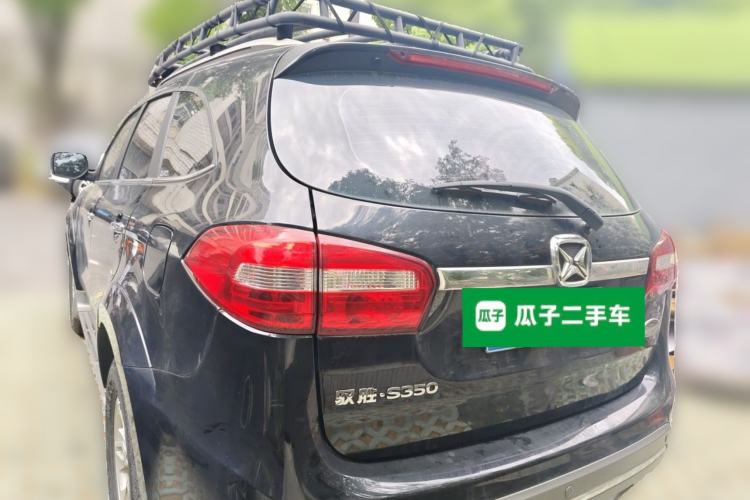 Used JMC Yusheng S350 2014 2.4T Automatic 2WD Diesel Luxury Version with Sunroof 7 Seats Rear Left 45 Deg