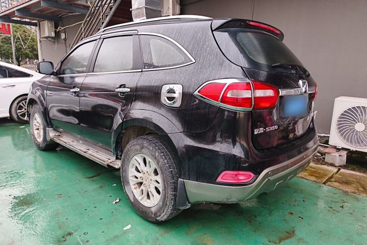 Used JMC Yusheng S350 2014 2.4T Automatic 2WD Diesel Luxury Version with Sunroof 5 Seats Rear Left 45 Deg