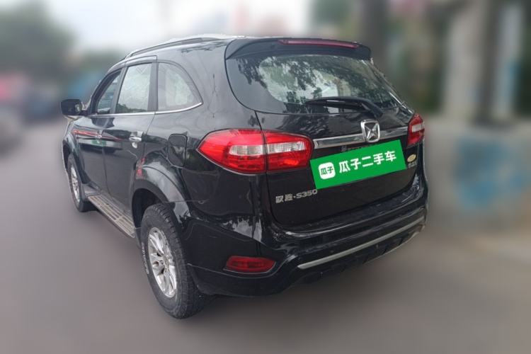 Used JMC Yusheng S350 2014 2.4T Automatic 2WD Diesel Luxury Version with Sunroof 5 Seats Rear Left 45 Deg
