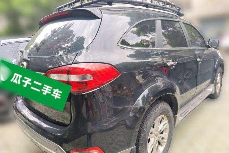 Used JMC Yusheng S350 2014 2.4T Automatic 2WD Diesel Luxury Version with Sunroof 7 Seats Rear Right 45 Deg