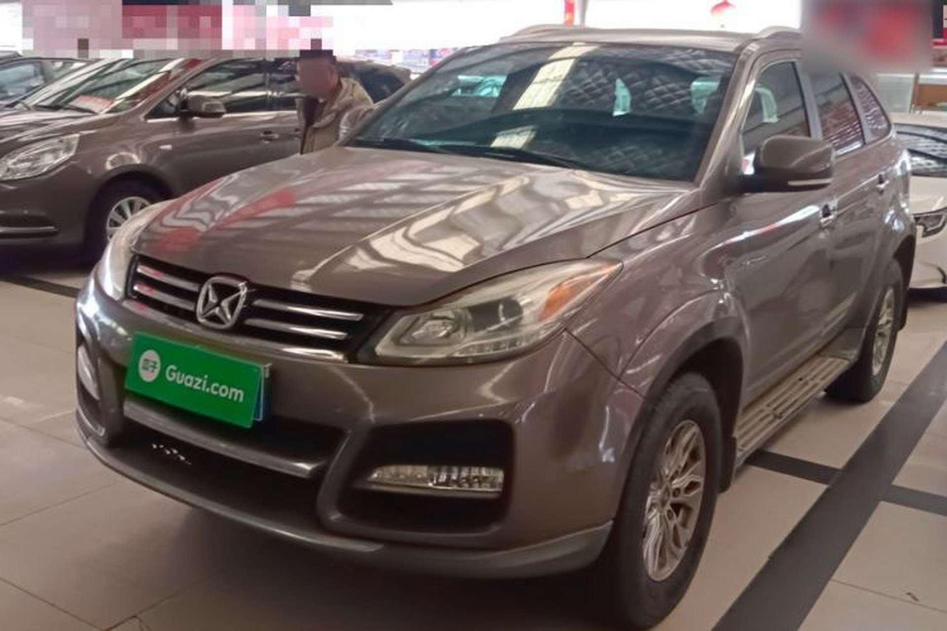 Used JMC Yusheng S350 2014 2.4T Automatic 2WD Diesel Luxury Version with Sunroof 5 Seats Front Left 45 Deg