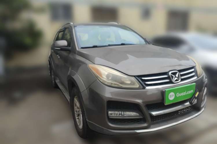 Used JMC Yusheng S350 2014 2.4T Automatic 2WD Diesel Luxury Version with Sunroof 7 Seats Front Right 45 Deg