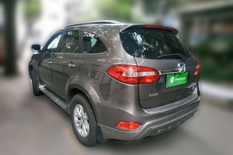 Used JMC Yusheng S350 2014 2.4T Automatic 2WD Diesel Luxury Version with Sunroof 7 Seats Rear Left 45 Deg