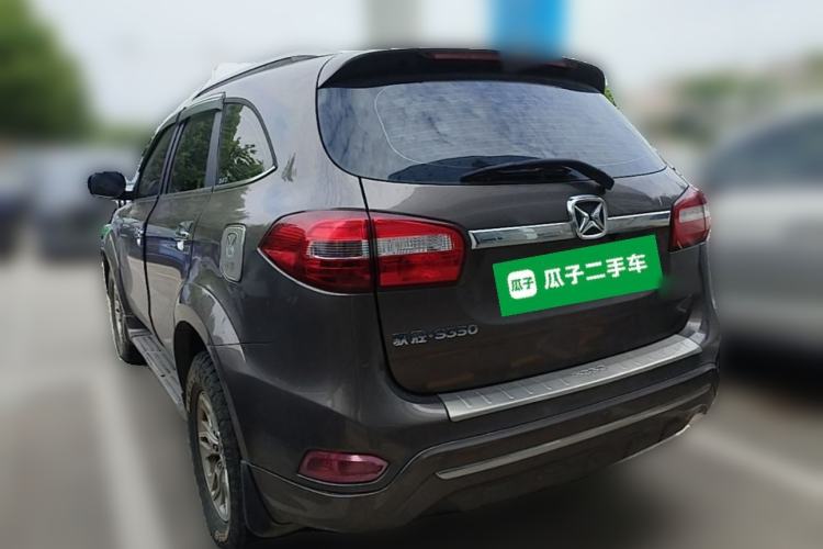 Used JMC Yusheng S350 2014 2.4T Automatic 2WD Diesel Luxury Version with Sunroof 5 Seats Rear Left 45 Deg