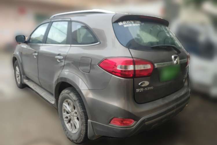 Used JMC Yusheng S350 2014 2.4T Automatic 2WD Diesel Luxury Version with Sunroof 7 Seats Rear Left 45 Deg