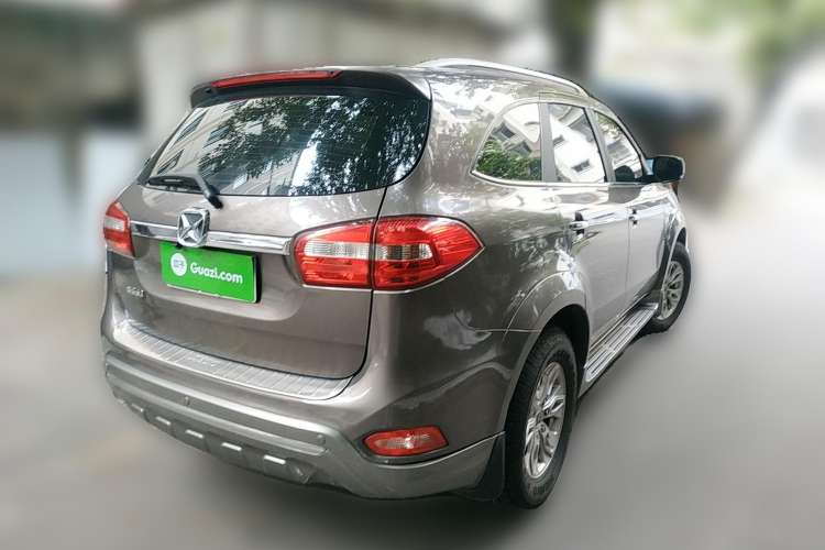 Used JMC Yusheng S350 2014 2.4T Automatic 2WD Diesel Luxury Version with Sunroof 7 Seats Rear Right 45 Deg