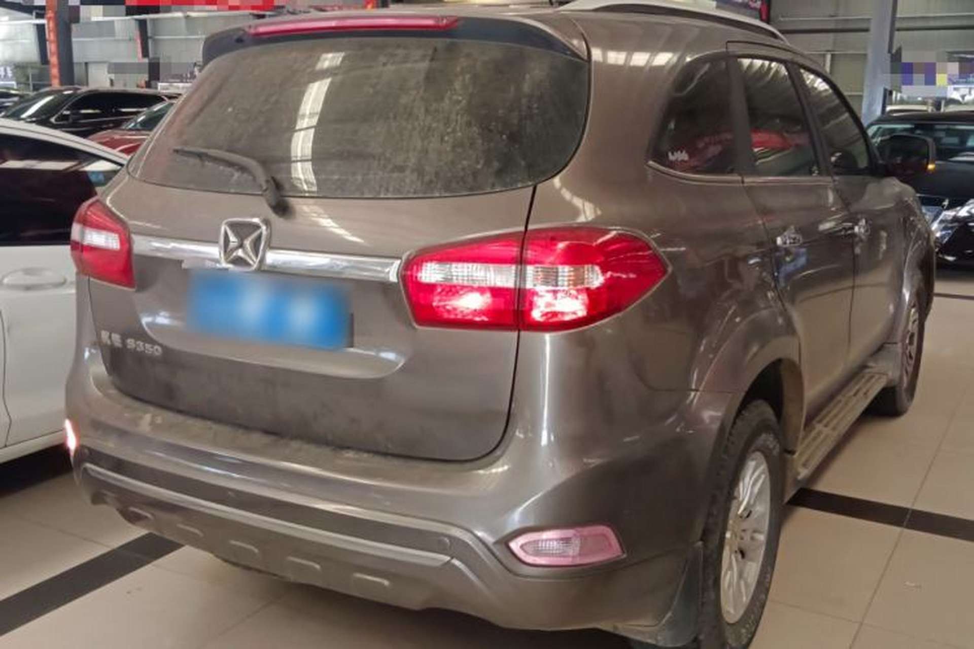 Used JMC Yusheng S350 2014 2.4T Automatic 2WD Diesel Luxury Version with Sunroof 5 Seats Rear Right 45 Deg