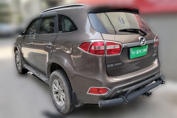 Used JMC Yusheng S350 2014 2.4T Automatic 4x4 Diesel Luxury Version with Sunroof 5 Seats Rear Left 45 Deg