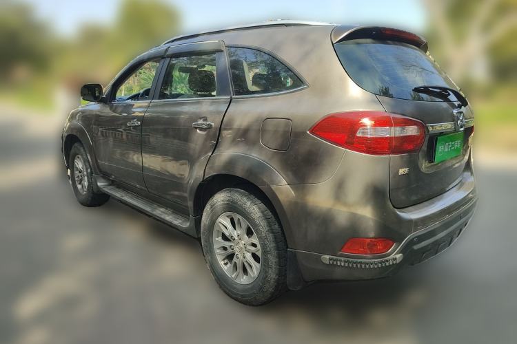 Used JMC Yusheng S350 2014 2.4T Automatic 4x4 Diesel Luxury Version with Sunroof 7 Seats Rear Left 45 Deg