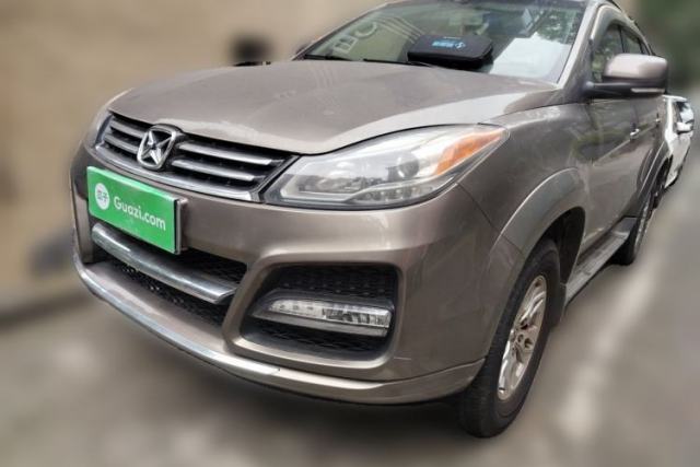 Used JMC Yusheng S350 2014 2.4T Automatic 2WD Diesel Luxury Version with Sunroof 5 Seats