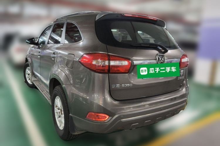 Used JMC Yusheng S350 2014 2.4T Automatic 2WD Diesel Luxury Version with Sunroof 5 Seats Rear Left 45 Deg