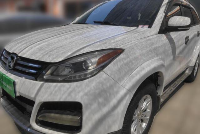 Used JMC Yusheng S350 2014 2.4T Automatic 2WD Diesel Luxury Version with Sunroof 7 Seats