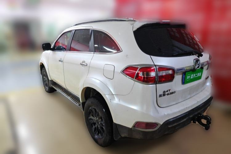Used JMC Yusheng S350 2014 2.4T Automatic 2WD Diesel Luxury Version with Sunroof 5 Seats Rear Left 45 Deg