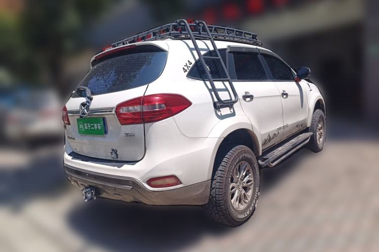 Used JMC Yusheng S350 2014 2.4T Automatic 4x4 Diesel Luxury Version with Sunroof 7 Seats Rear Right 45 Deg