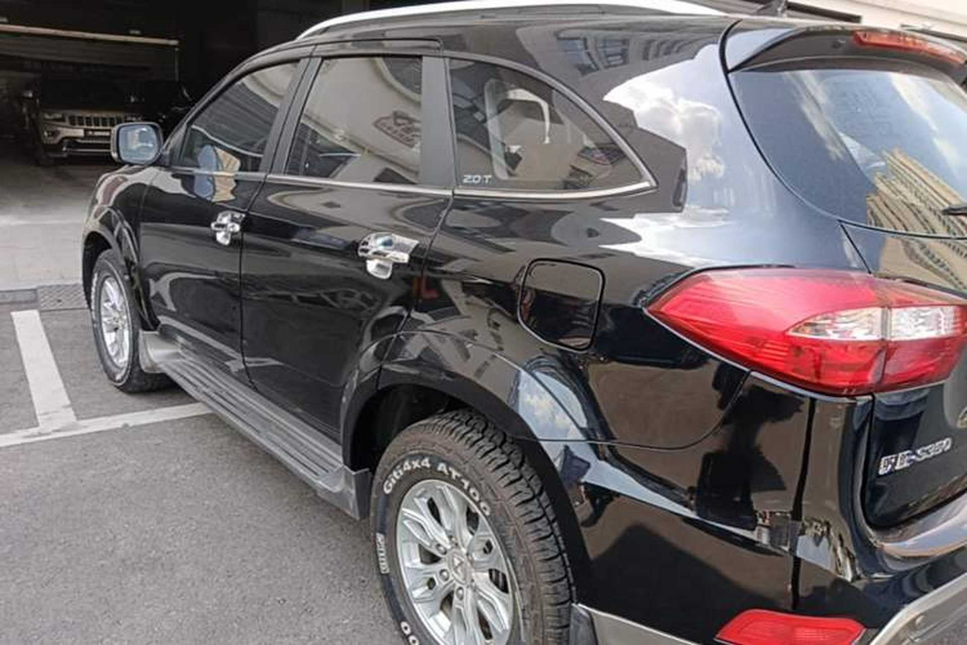 Used JMC Yusheng S350 2016 2.0T Automatic 4x4 Gasoline Luxury Version with Sunroof 7 Seats Rear Left 45 Deg