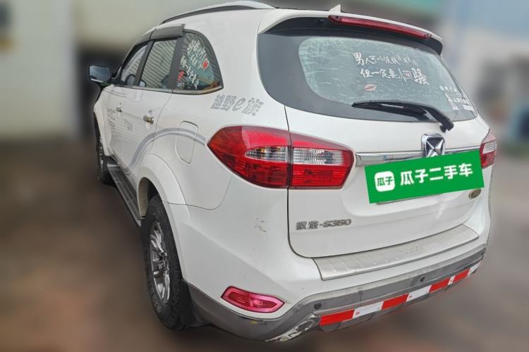 Used JMC Yusheng S350 2016 2.0T Automatic 2WD Gasoline Luxury Version with Sunroof 7 Seats Rear Left 45 Deg