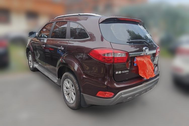 Used JMC Yusheng S350 2016 2.0T Automatic 2WD Gasoline Luxury Version with Sunroof 7 Seats Rear Left 45 Deg